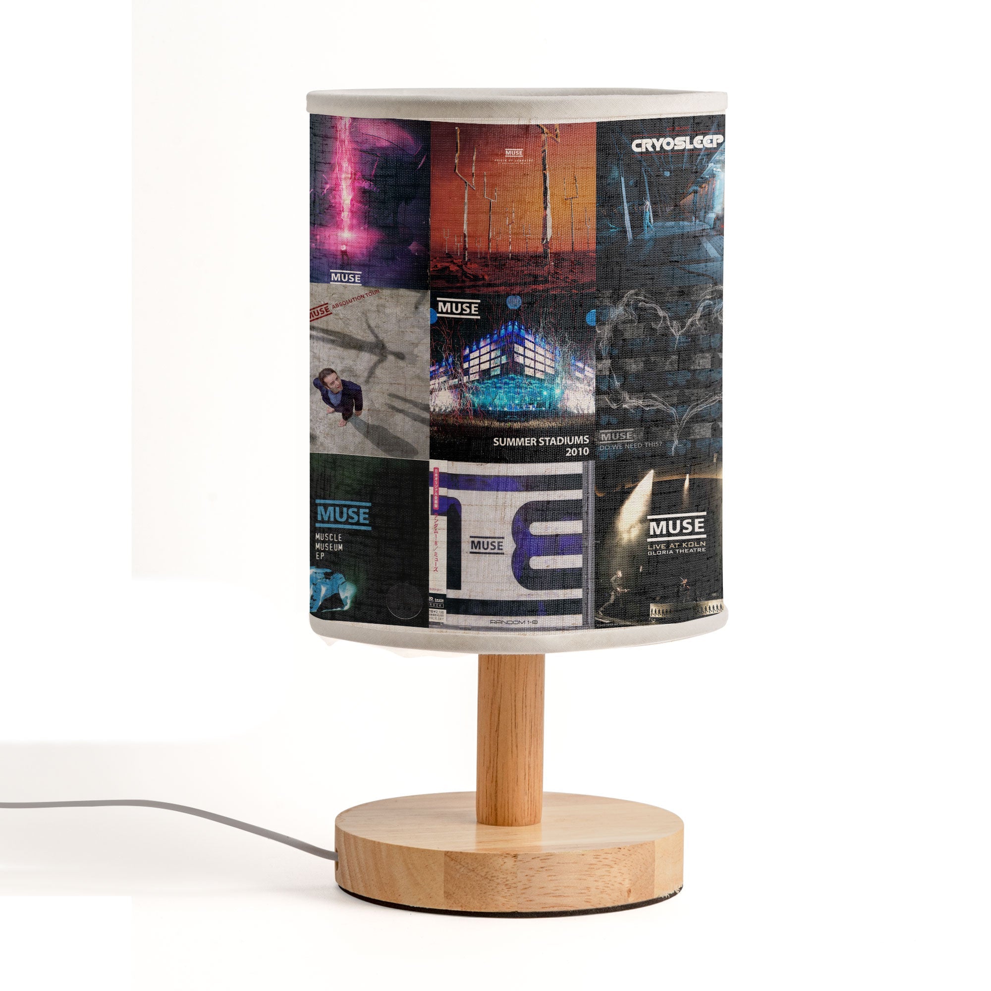 Muse Albums Fabric Lamp Illuminate Your Inner Revolution