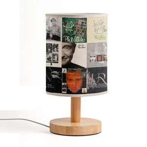 Phil Collins Album Art Fabric Lamp Timeless Glow for Music Lovers