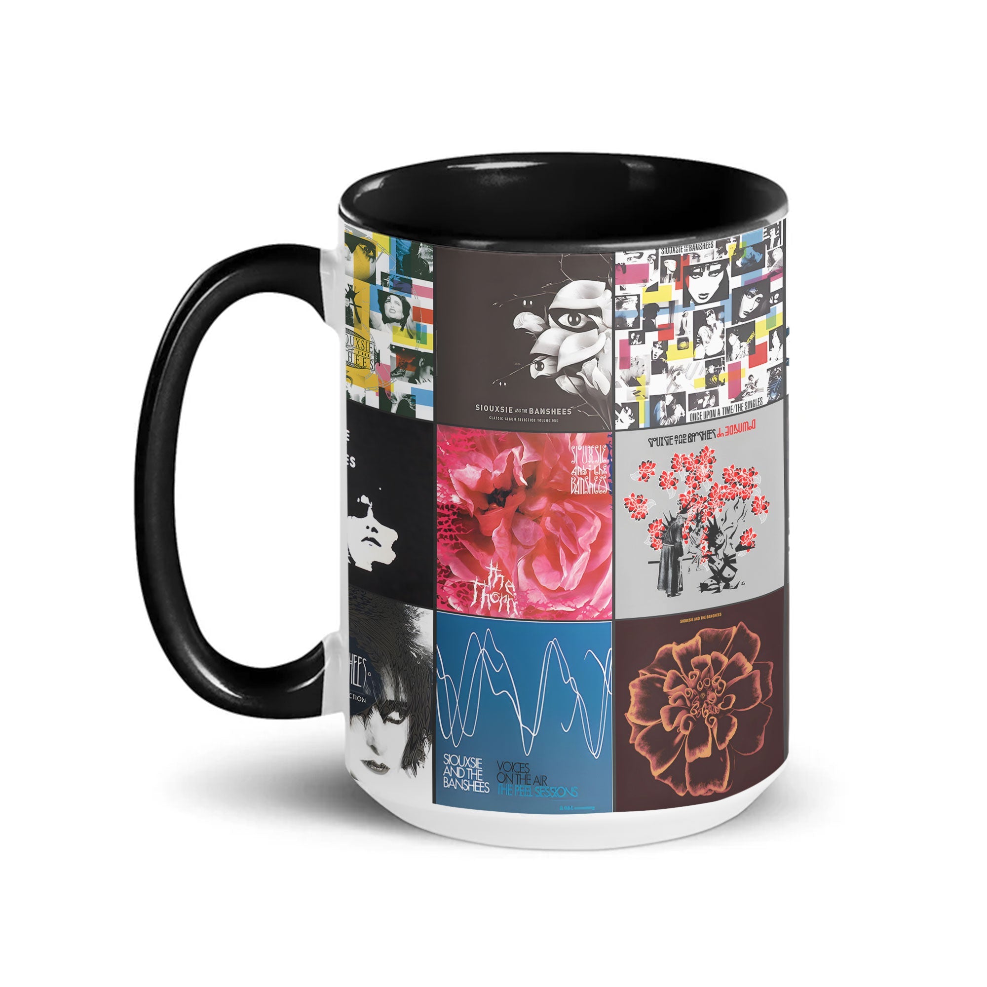 Siouxsie & The Banshees Accent Mug Iconic Album Art Collage Gift