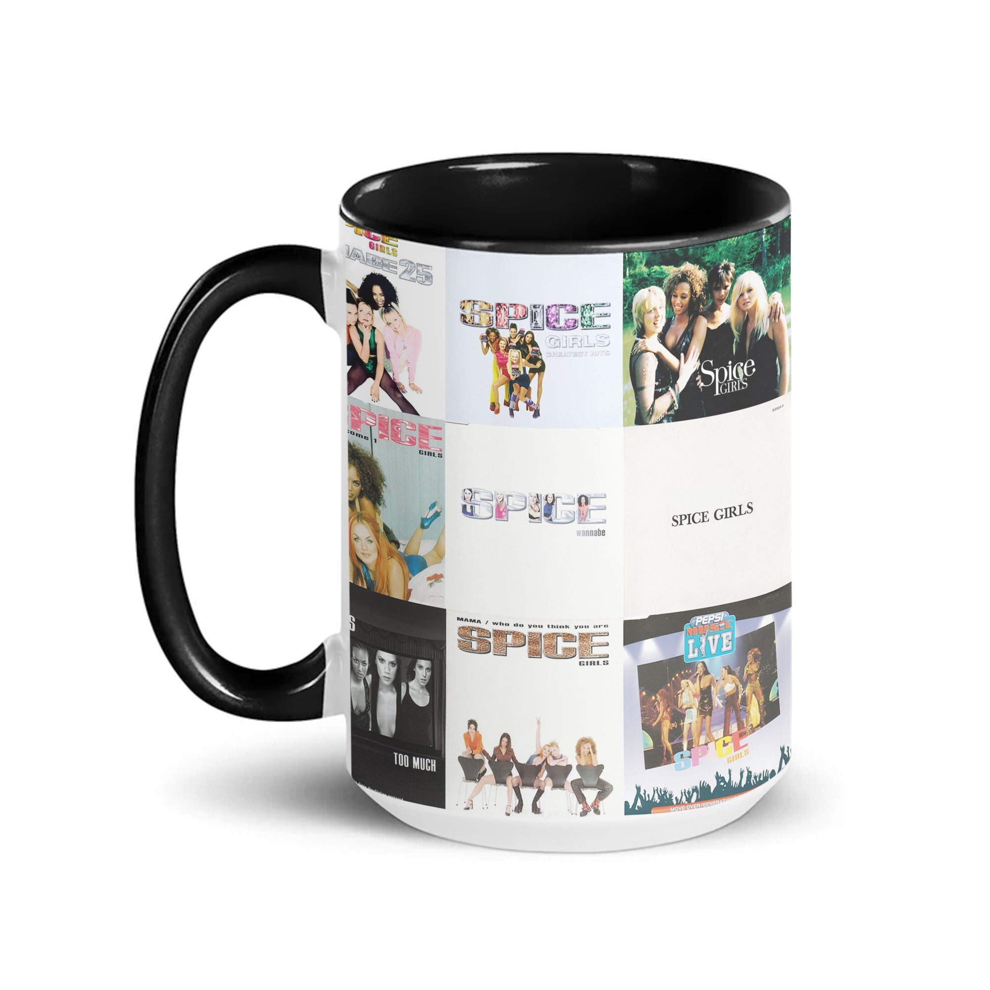 Spice Girls Accent Mug Pop Power Icons Album Collage Gift