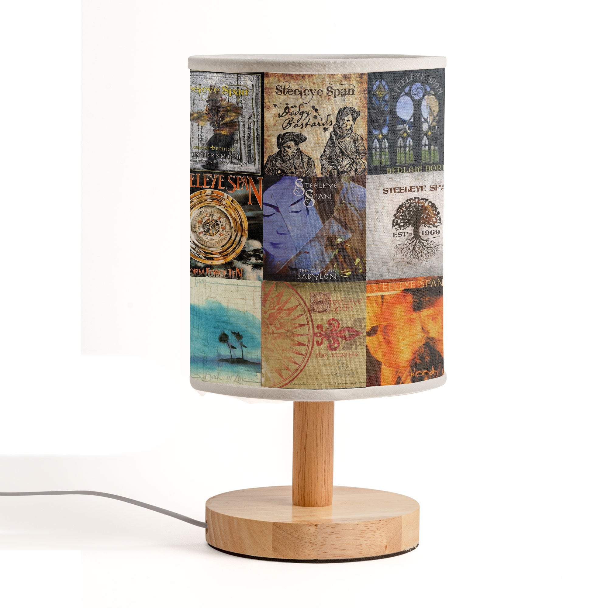 Steeleye Span Album Art Table Lamp Folk Rock Classic Light Decor