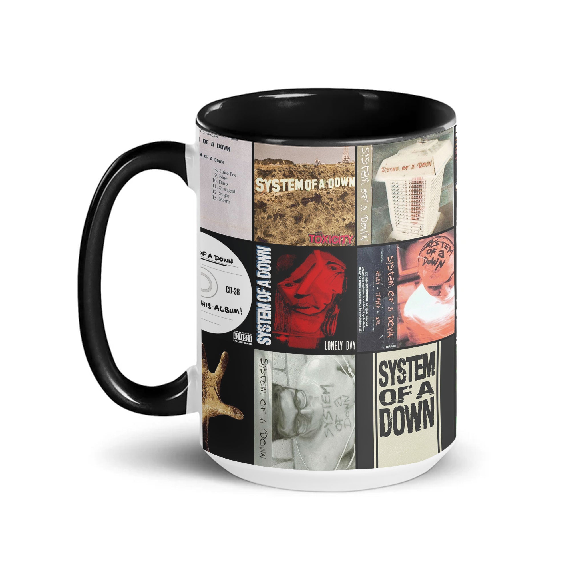 System of a Down Accent Mug Album Cover Collage Gift