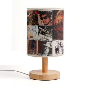 Bob Dylan Album Cover Table Lamp Retro Music Decor for Fans