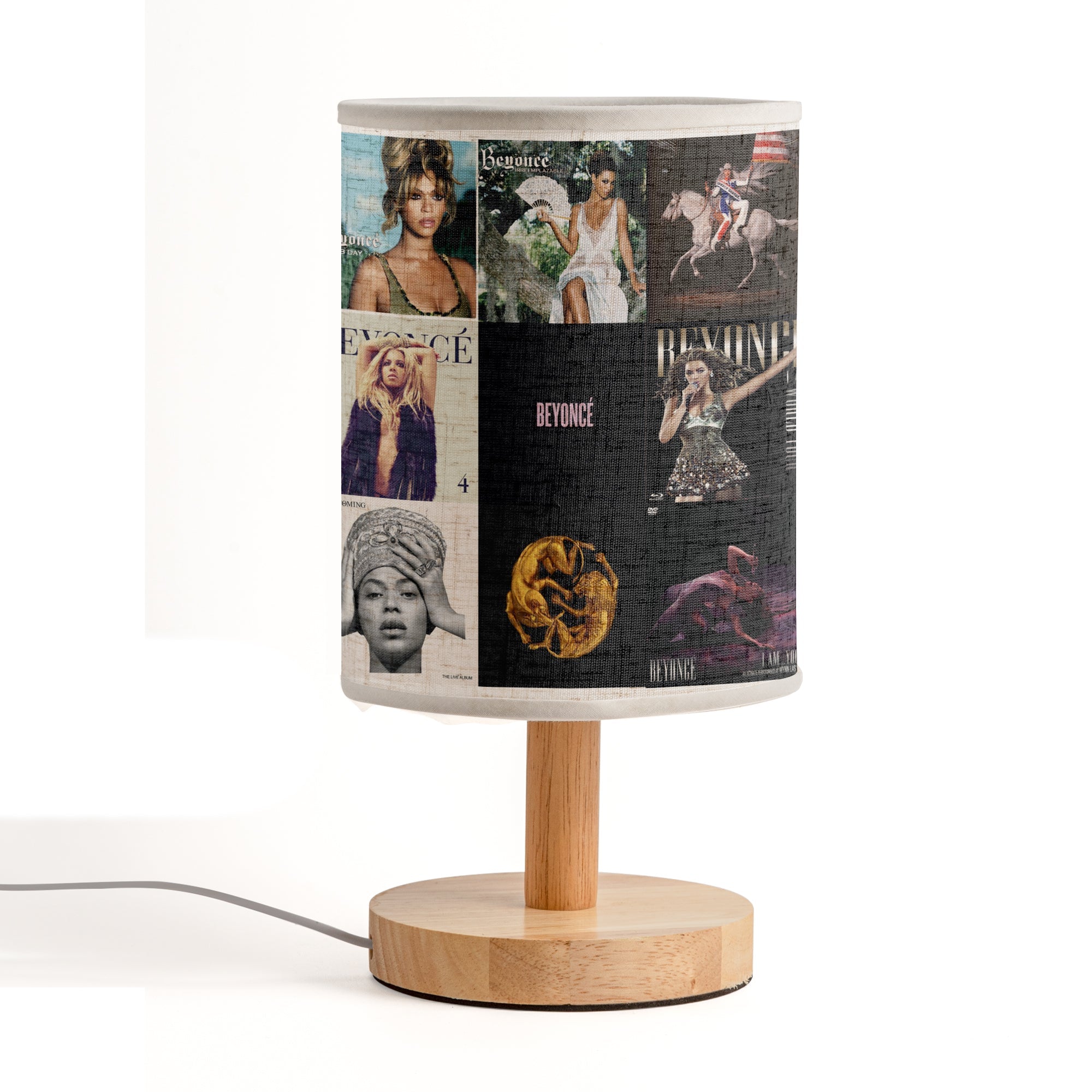 Beyoncé Fabric Lamp Iconic Album Cover Table Light