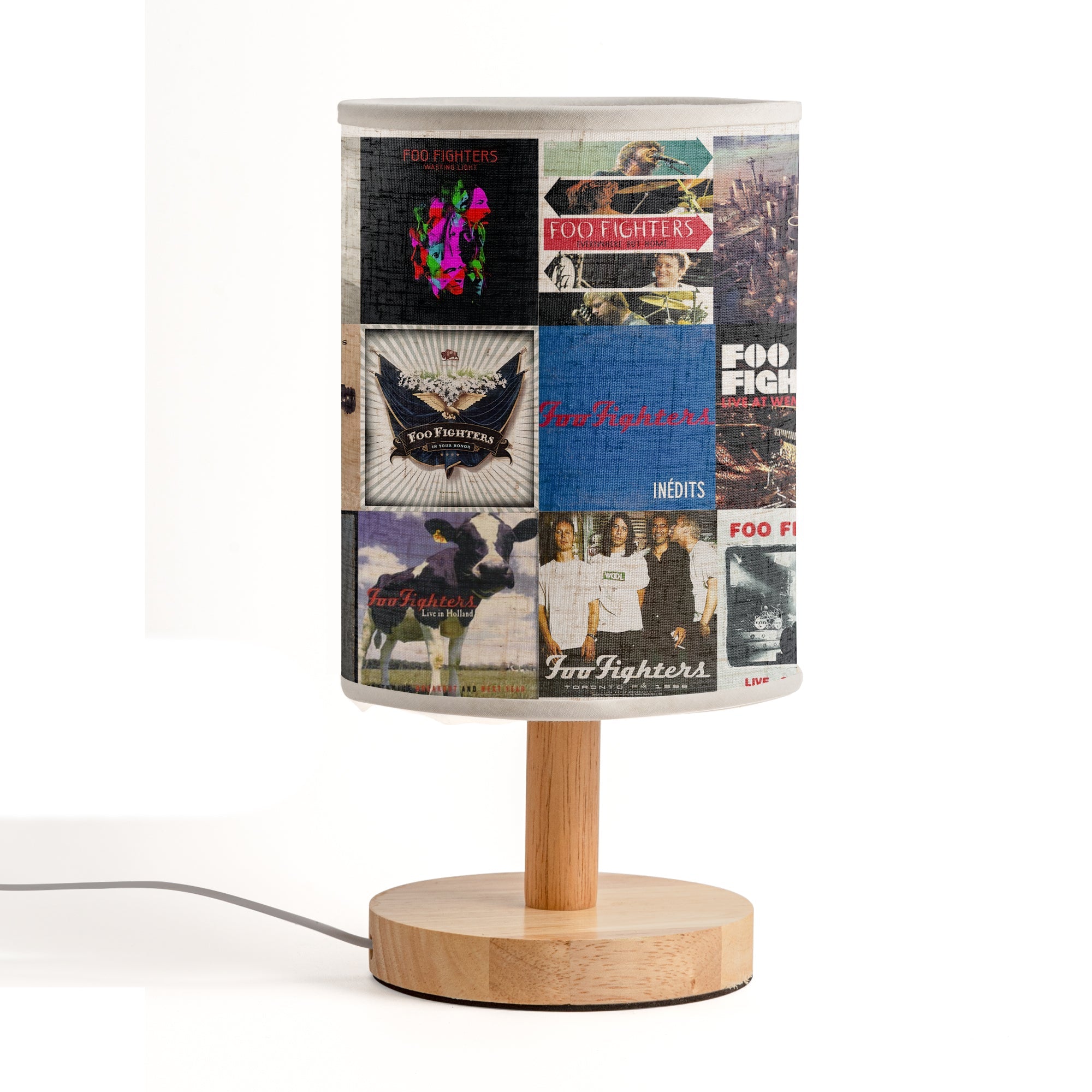 Foo Fighters Fabric Lamp Rock Album Cover Table Light