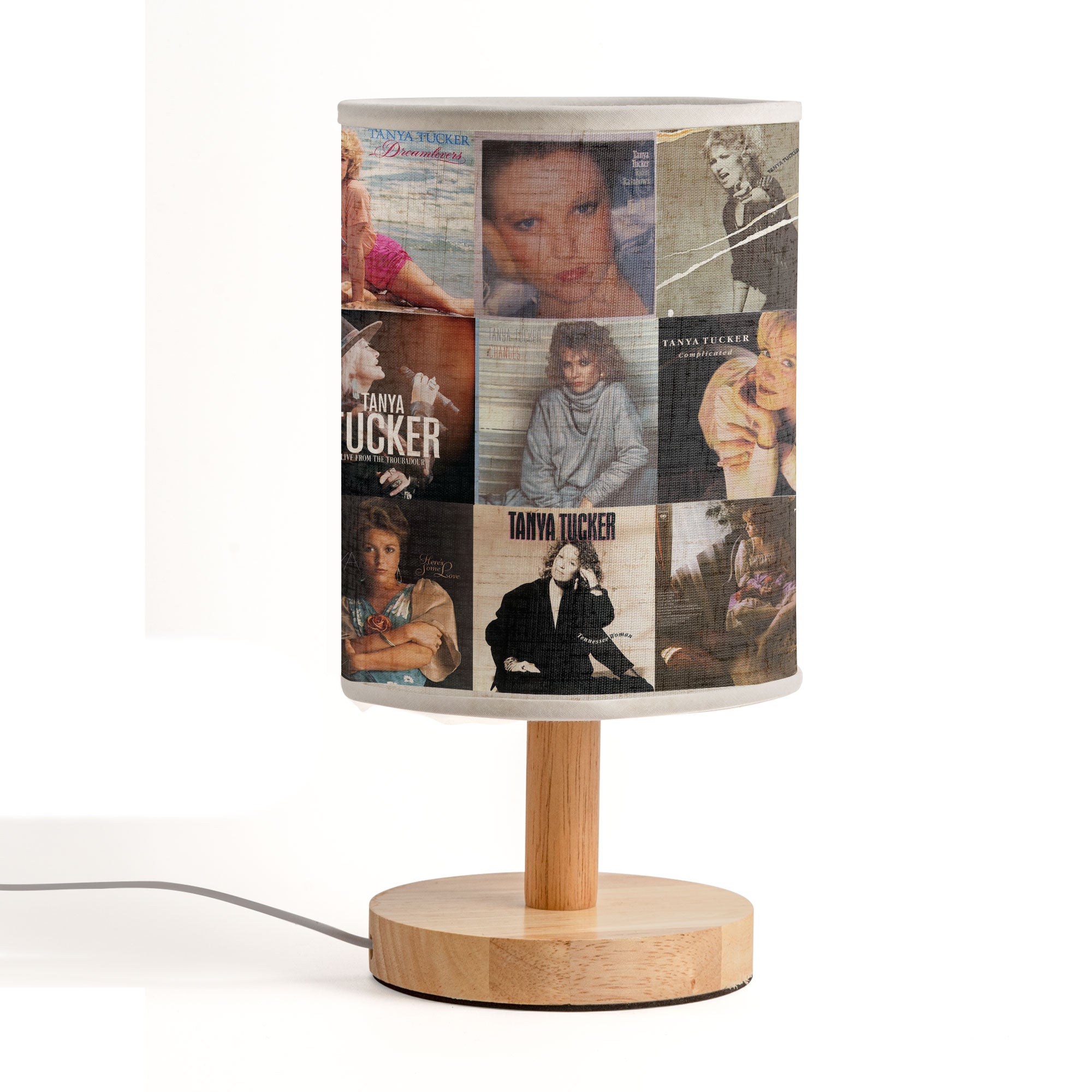 Country Queen Glow Tanya Tucker Albums Fabric Lamp 🤠