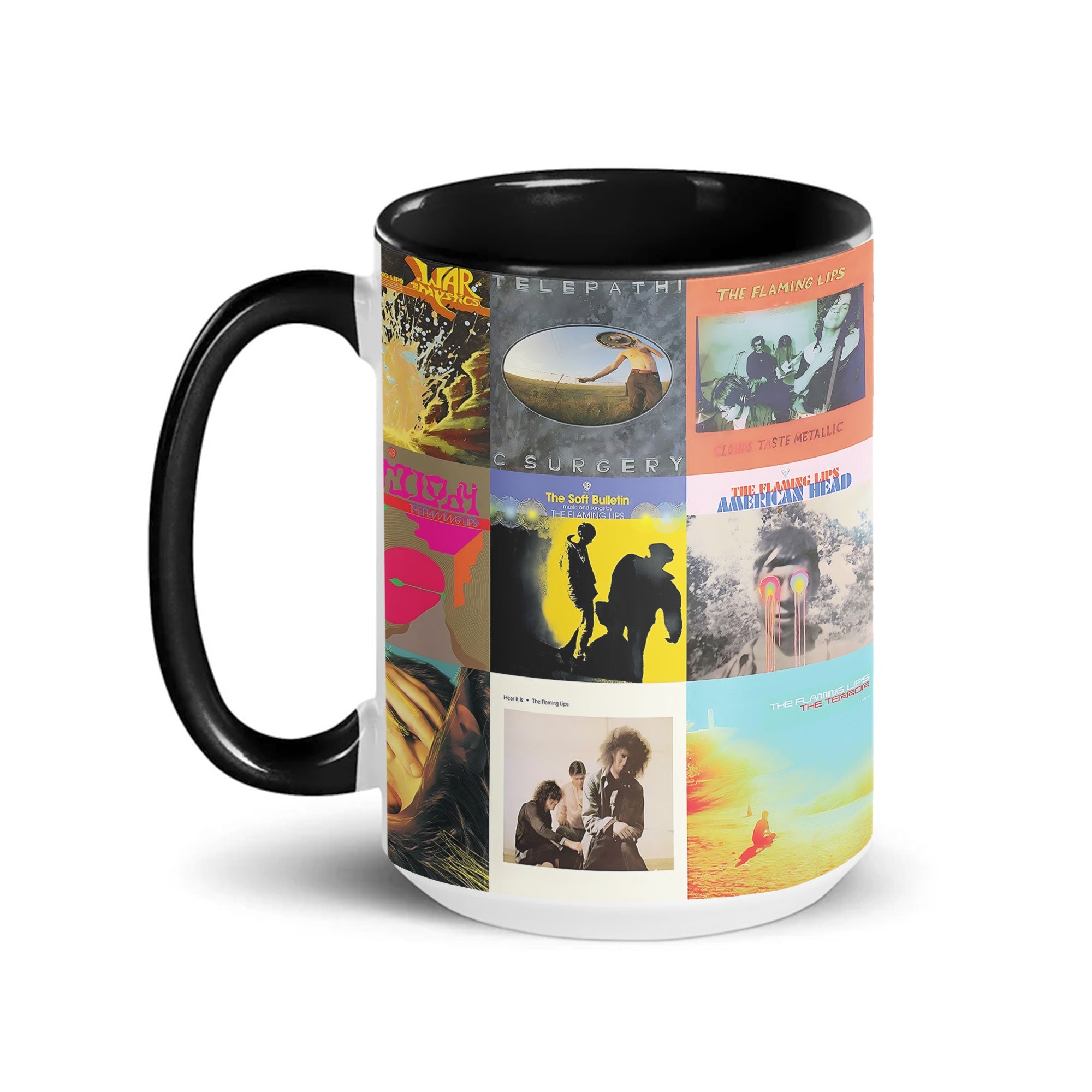 The Flaming Lips Accent Mug Psychedelic Album Art Collage Gift