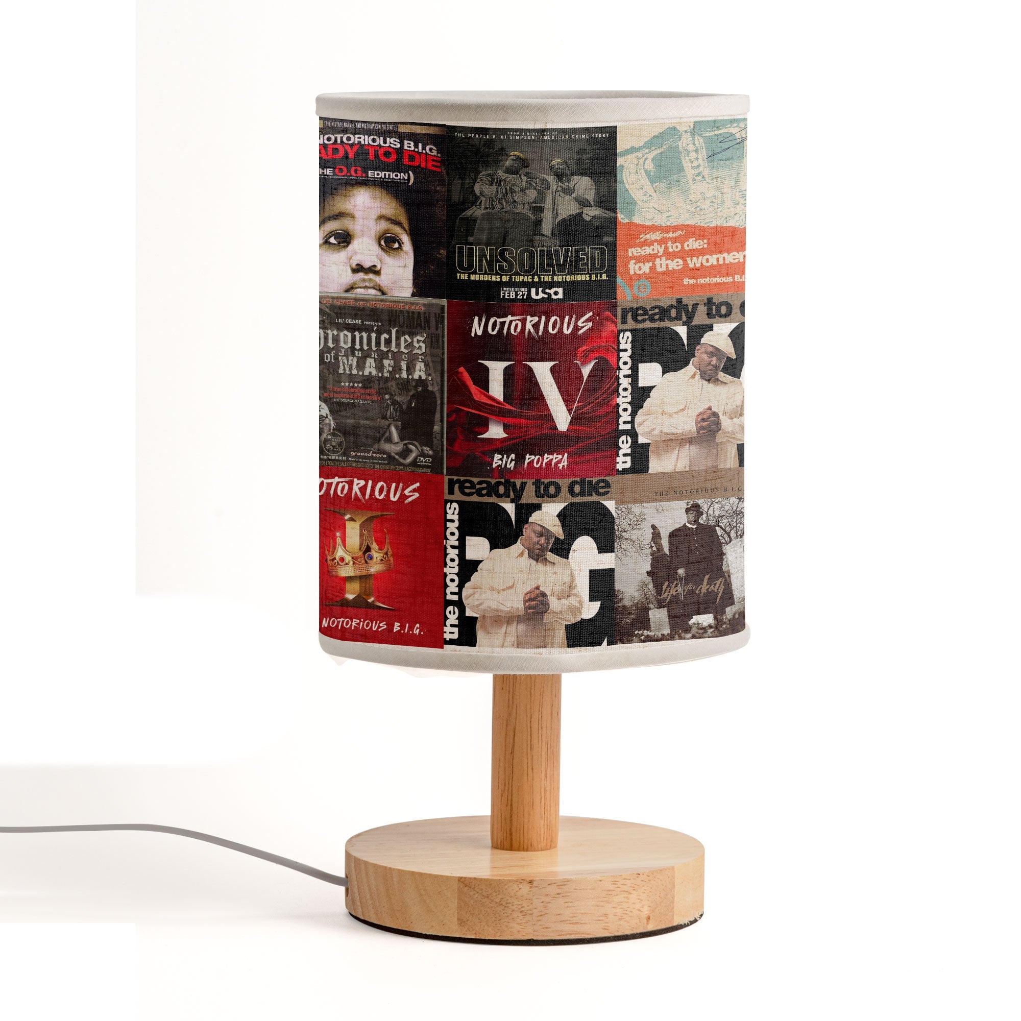 The Notorious B.I.G. Fabric Lamp Legends Never Die