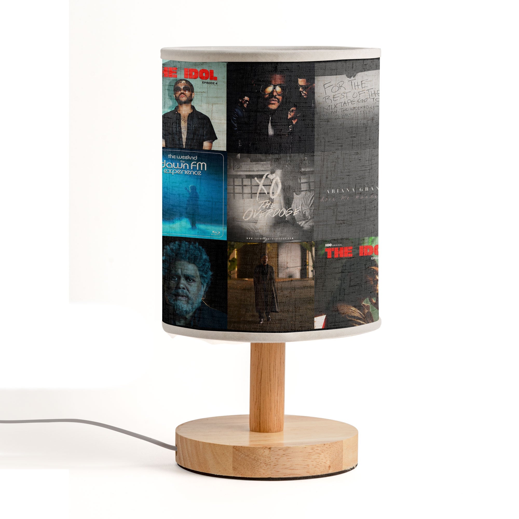 After Hours Glow The Weeknd Albums Fabric Lamp