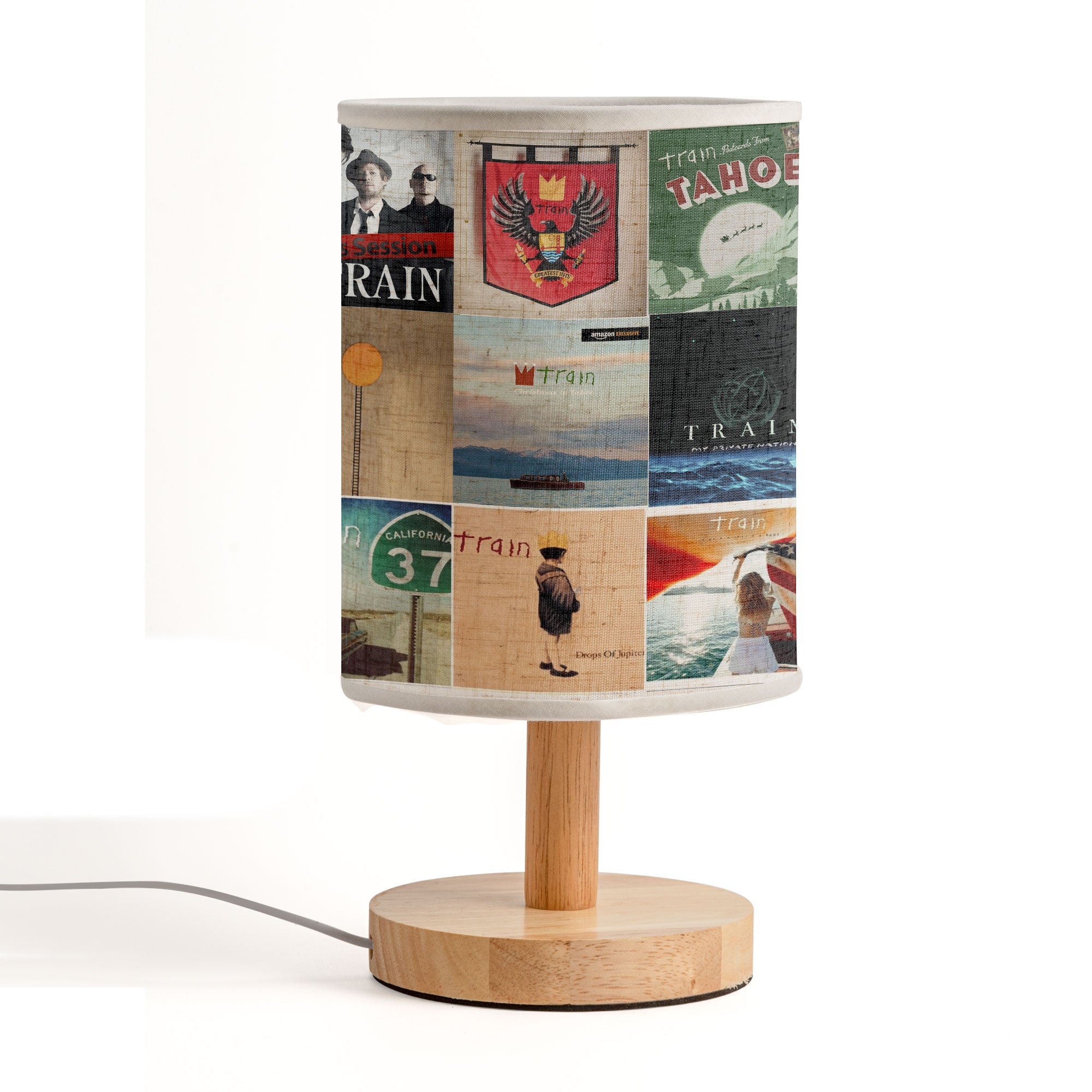 Drops of Jupiter Train Albums Fabric Lamp