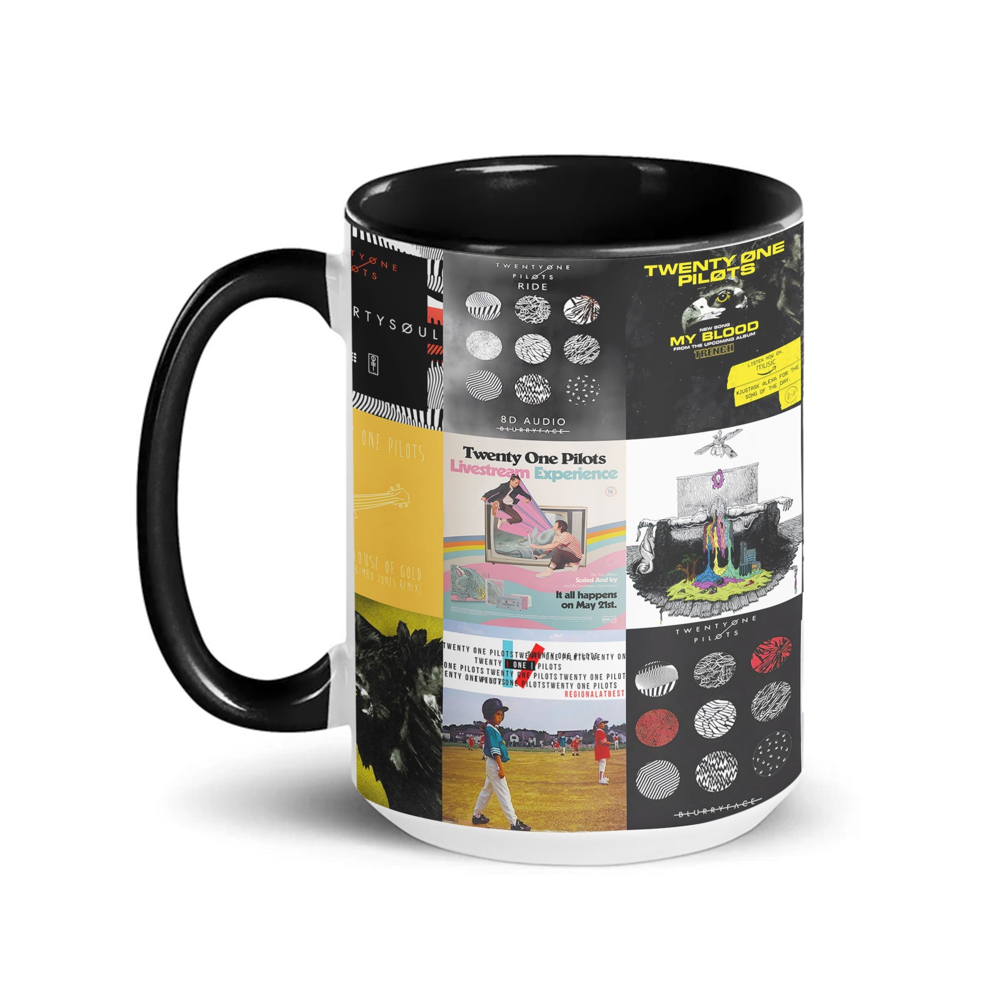Twenty One Pilots Accent Mug Classic Album Cover Collage Gift