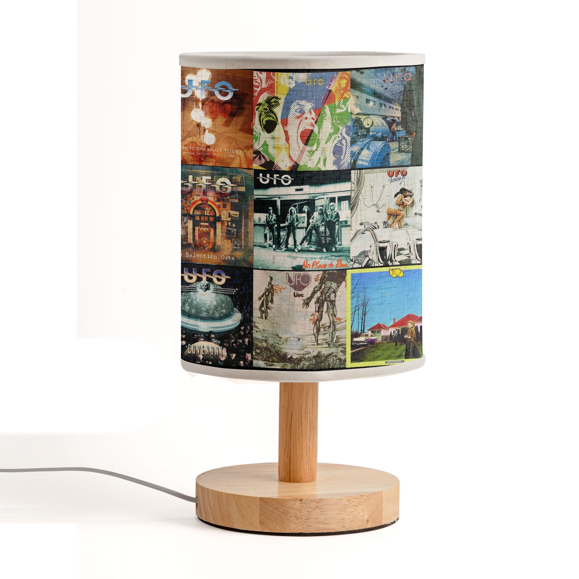 Rock Legends Shine UFO Albums Fabric Lamp 🚀🎸