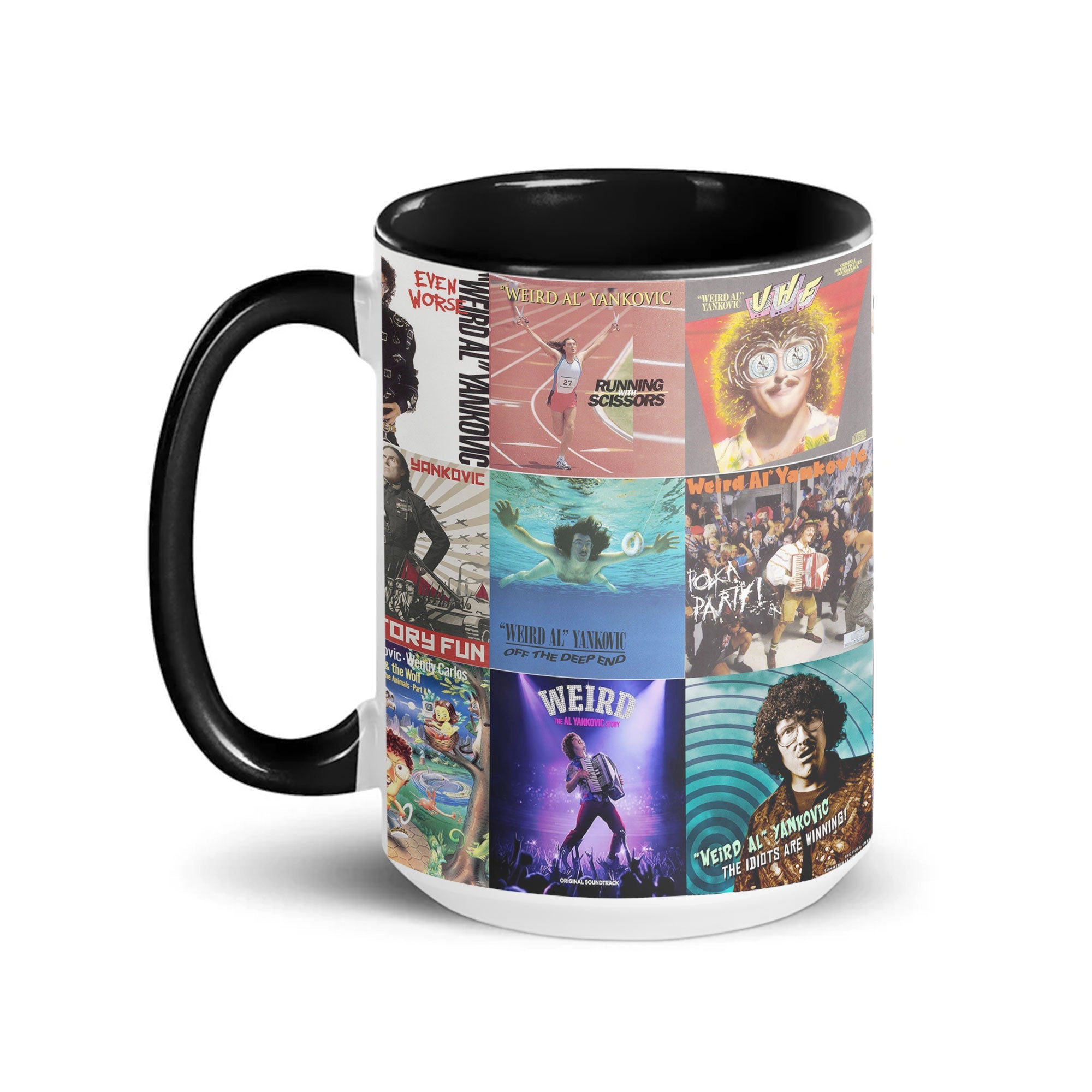 Weird Al Yankovic Accent Mug Album Cover Collage Gift