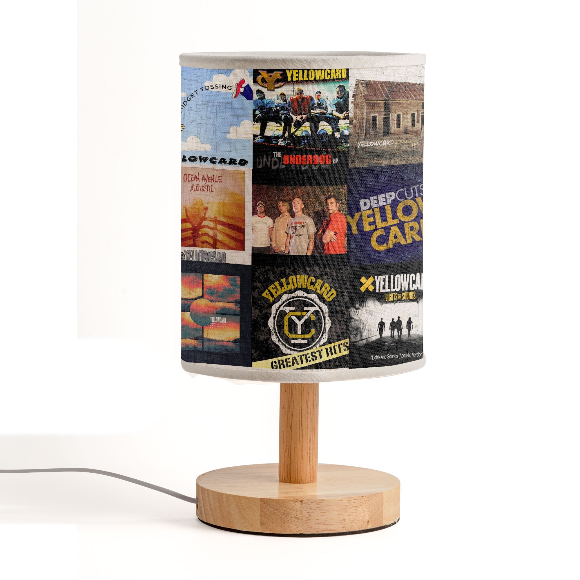 Yellowcard Fabric Lamp Ocean Avenue Glow