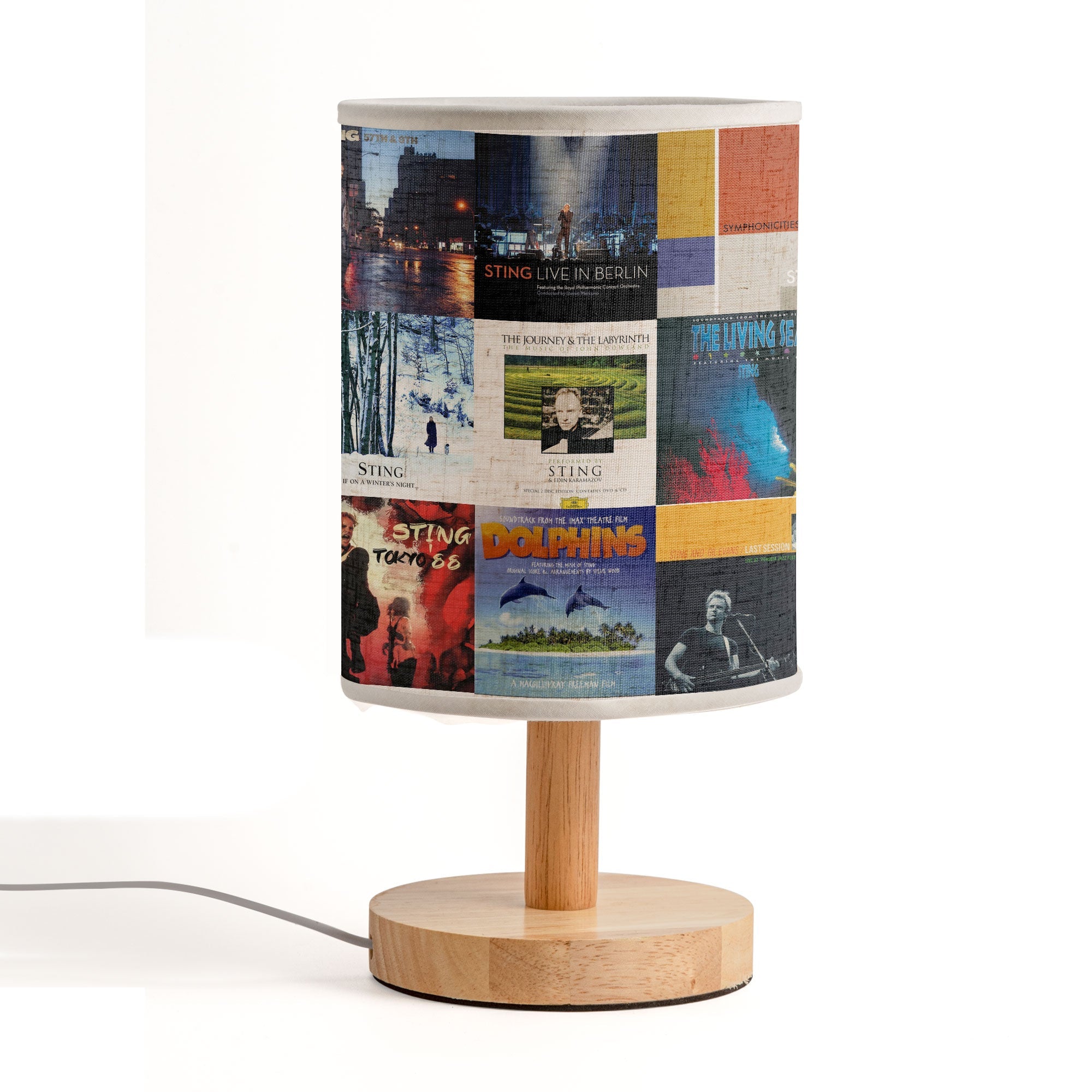 Sting Albums Fabric Lamp Bring On the Night