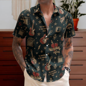 Tom Petty & The Heartbreakers The Waiting Is The Hardest Part Hawaiian Shirt – Retro Music Album Art Inspired Unisex Shirt