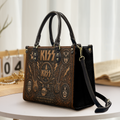 KISS Handbag, Tote Bag and Wallet Set - Vintage Embossed Purse Set Hard Rock Fan Gift