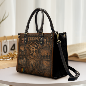 Radiohead Handbag, Tote Bag and Wallet Set - Premium Retro Music Merchandise Gift