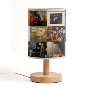 David Bowie Album Art Collage Table Lamp