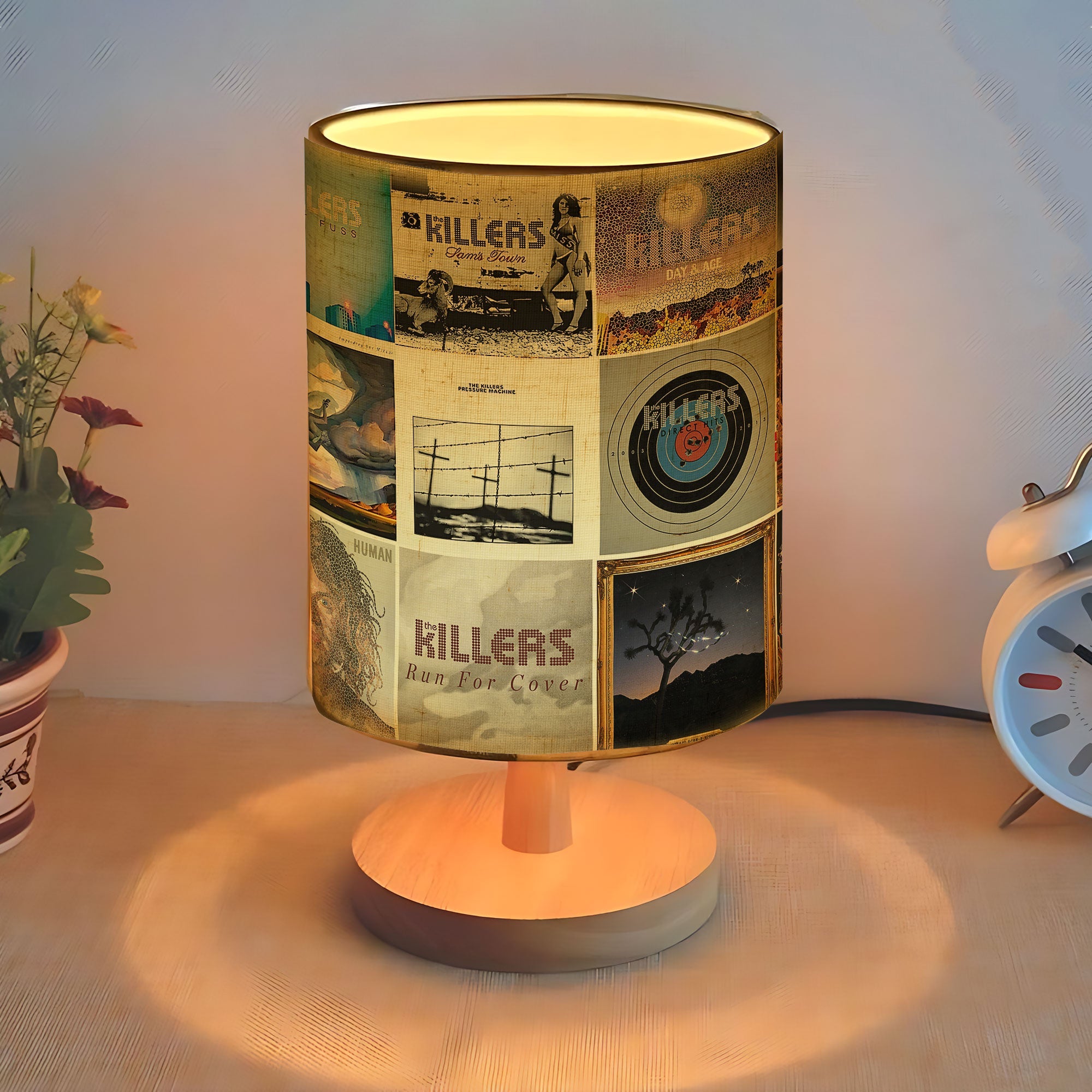 The Killers Album Art Fabric Lamp Indie Rock Glow