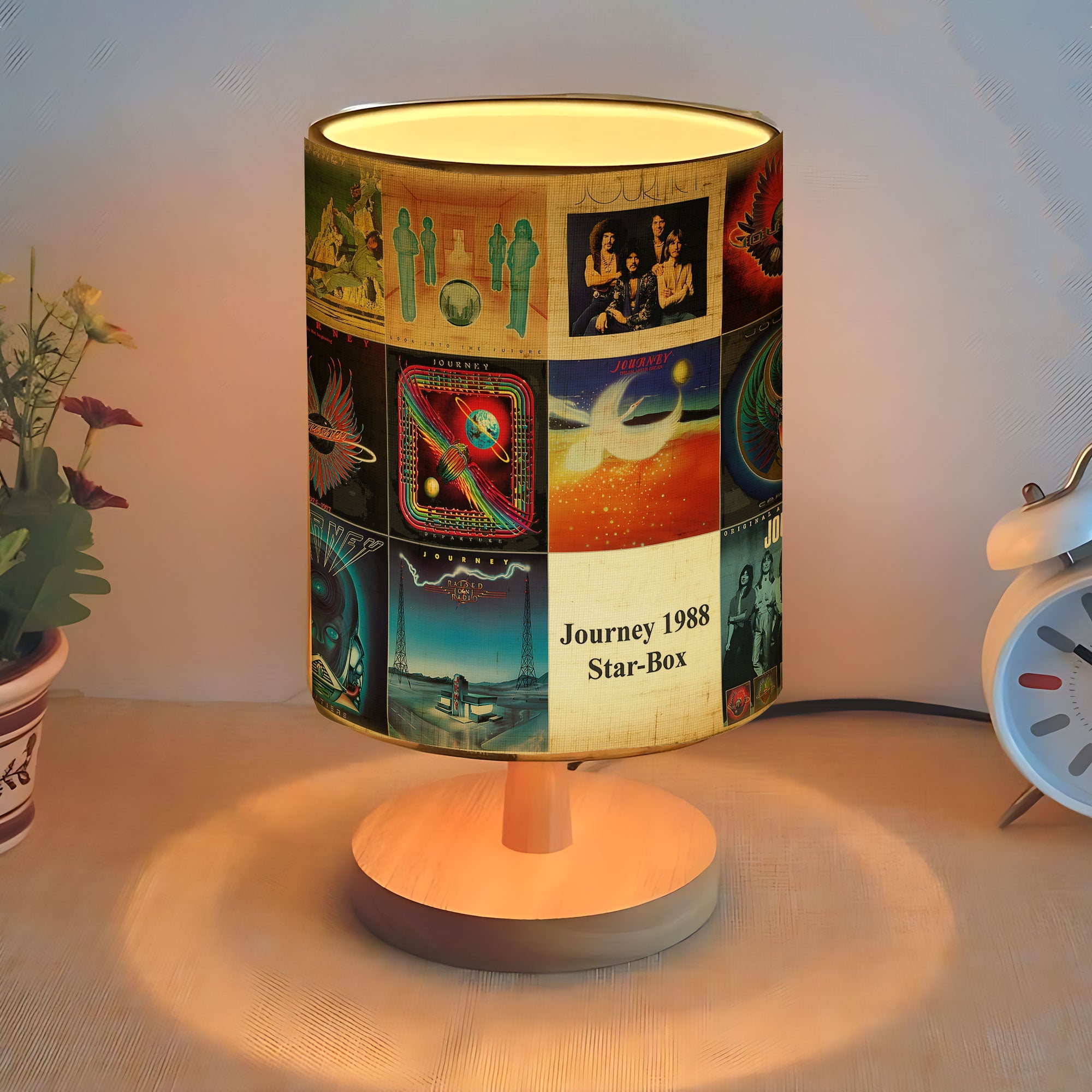 Journey Band Album Cover Lamp 1988 Star Box Retro Music Decor