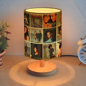 Whitney Houston Album Cover Lamp Retro Music Legend Table Light