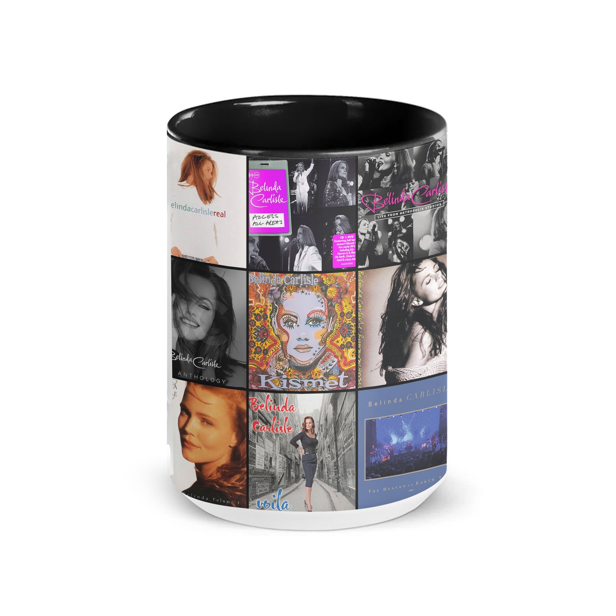 Belinda Carlisle Accent Mug Album Cover Collage Gift