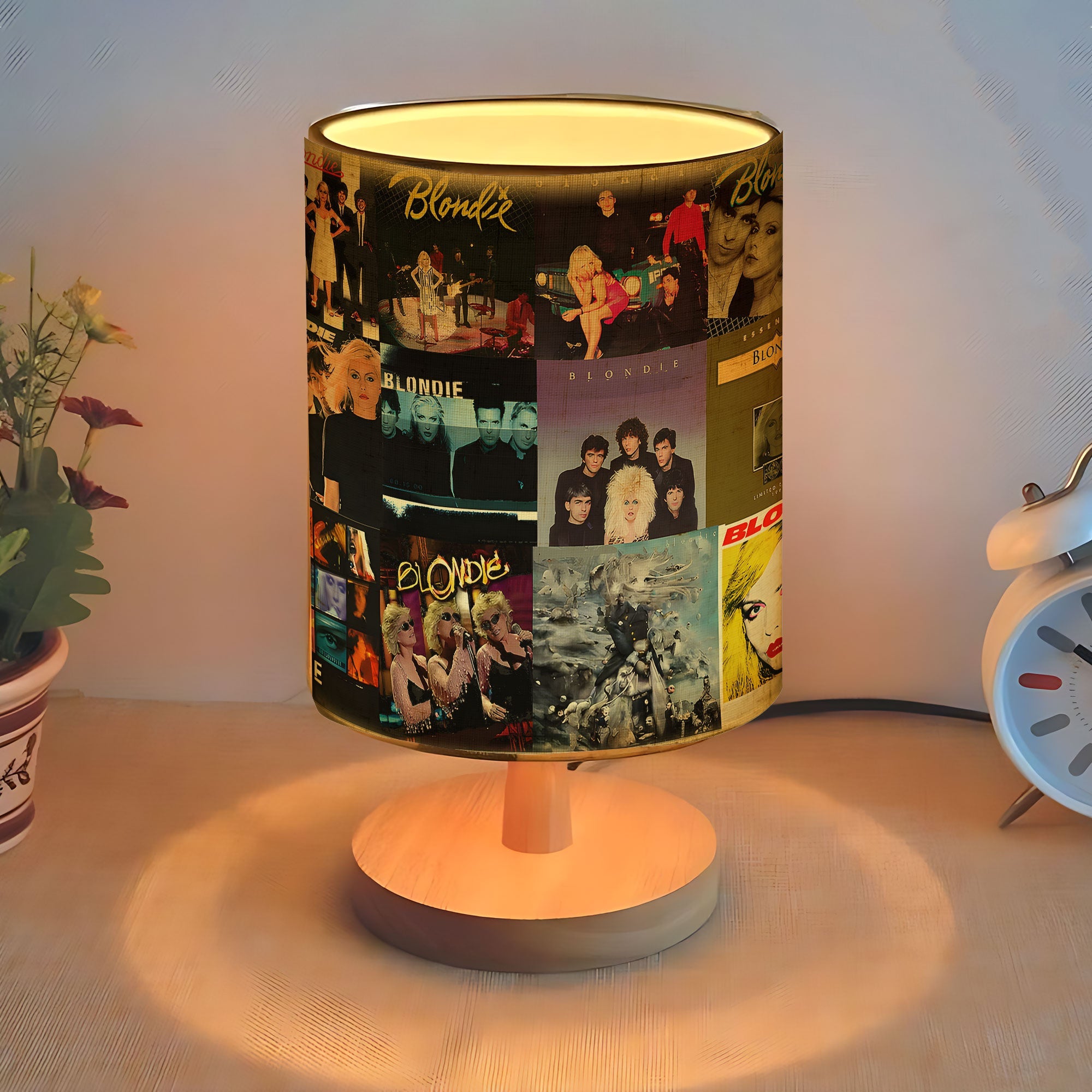 Blondie Albums Lamp New Wave Rock Icon Table Light