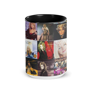 Bonnie Tyler Accent Mug Nostalgic Album Cover Collage Gift