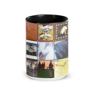 Brian Eno Accent Mug Ambient Legend Album Collage Gift