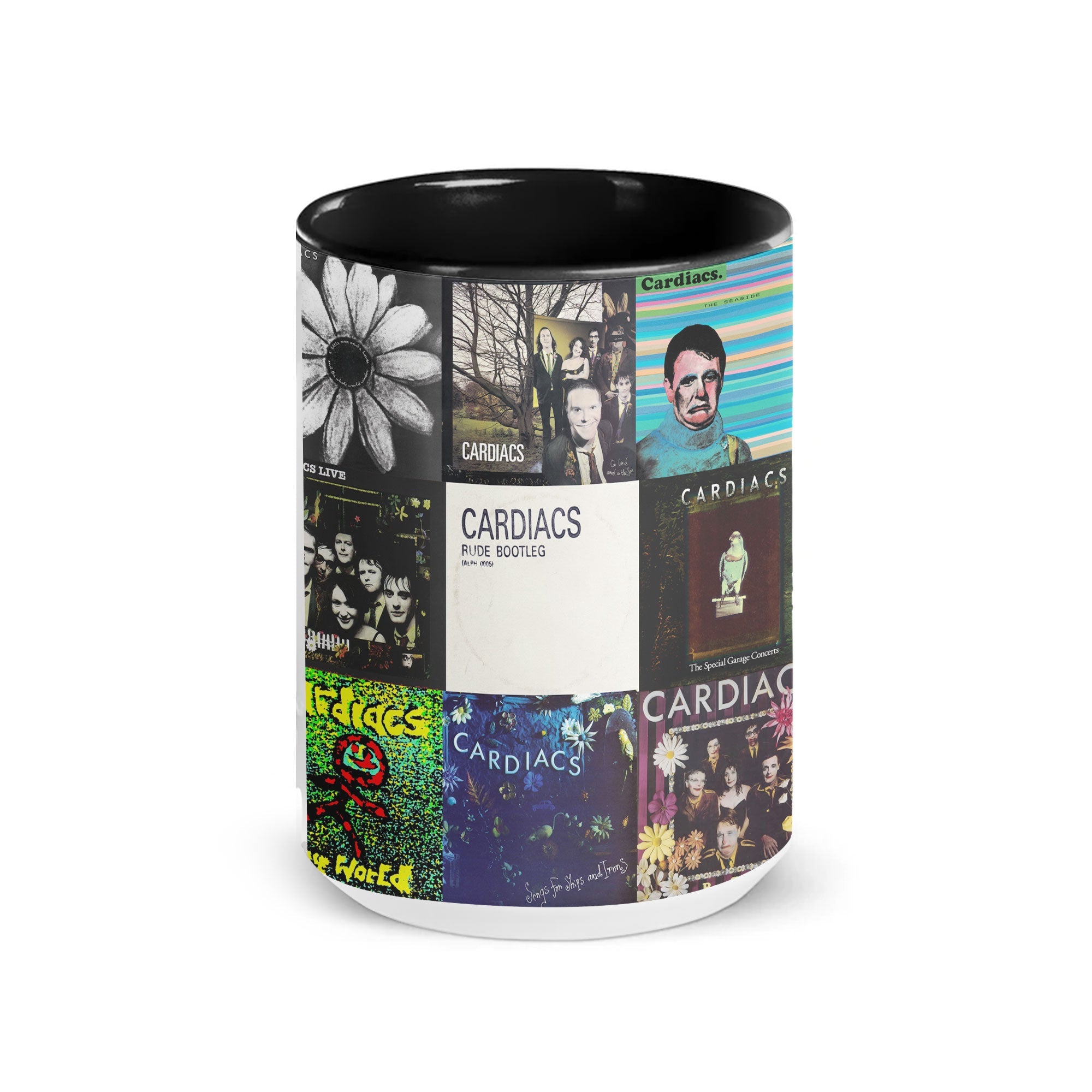 Cardiacs Accent Mug Art-Rock Chaos & Nostalgic Album Collage Gift