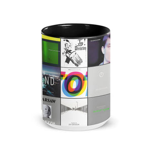 Joy Division Accent Mug Iconic Album Art Collage for True Fans