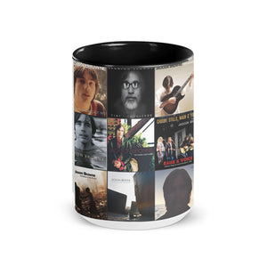 Jackson Browne Accent Mug Classic Album Cover Collage Gift for Folk Rock Fans