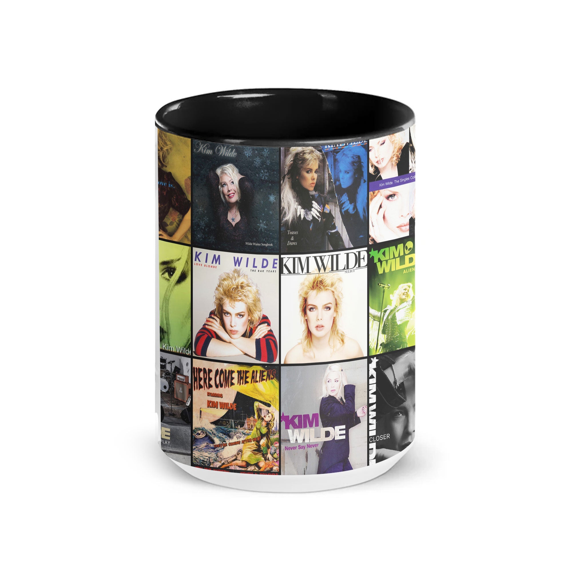 Kim Wilde Accent Mug Pop Icon Album Cover Collage Gift