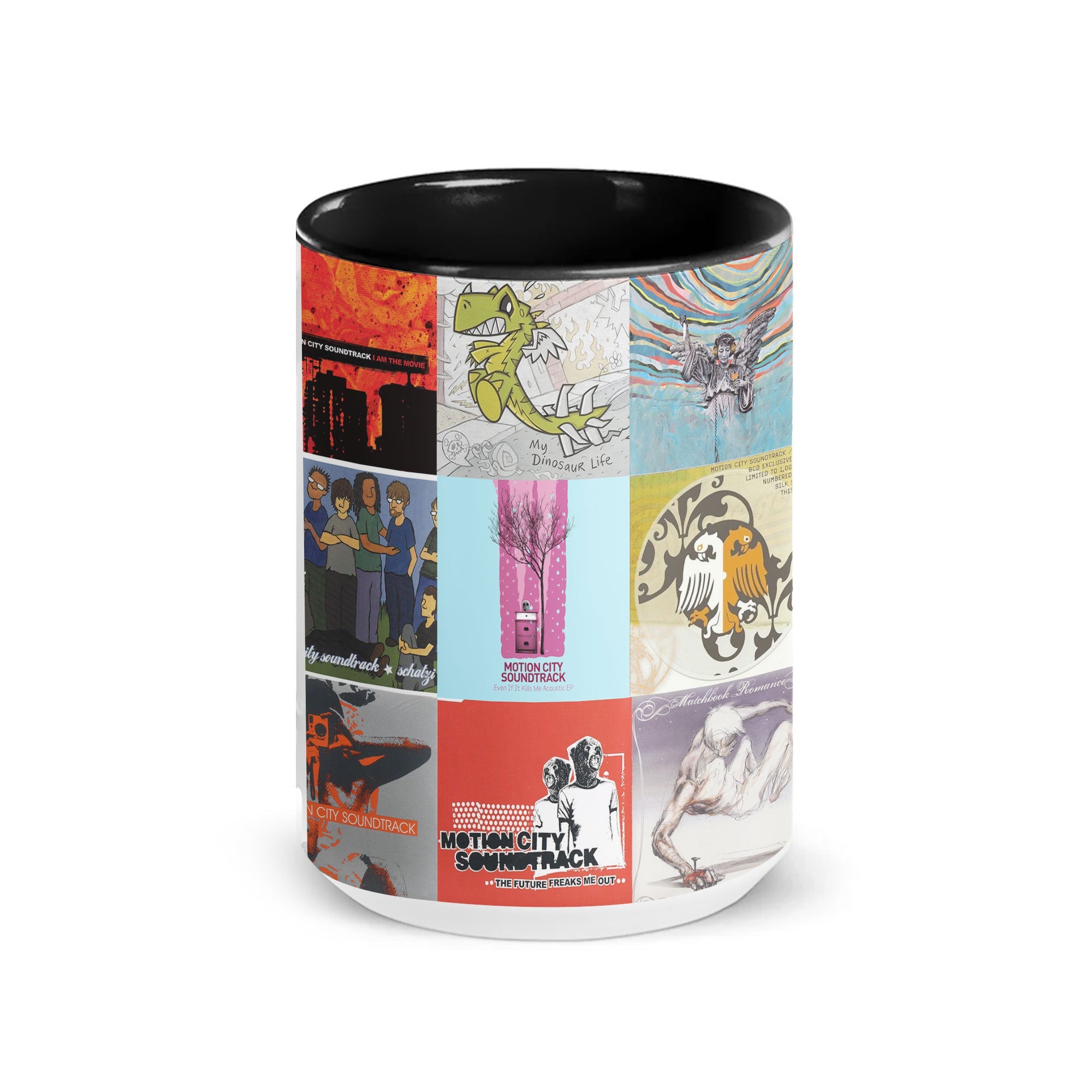 Motion City Soundtrack Accent Mug Pop-Punk & Emo Album Collage Gift