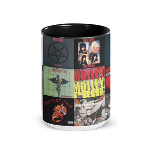 Mötley Crüe Accent Mug Classic Hard Rock Album Collage Gift