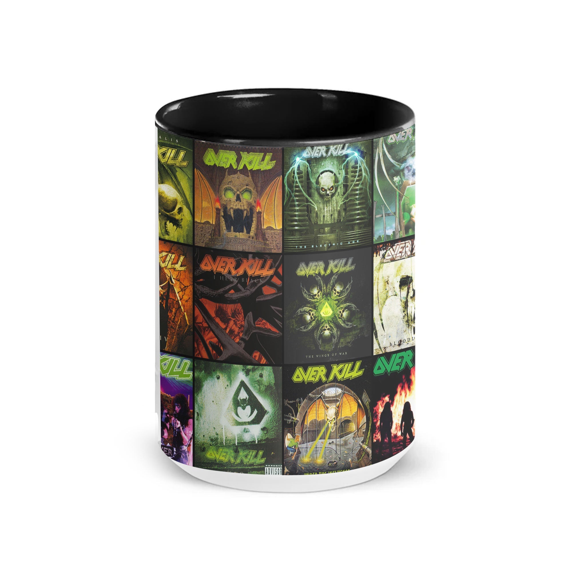 Overkill Accent Mug Thrash Metal Legends Album Collage Gift