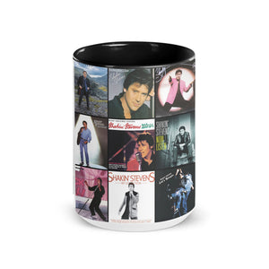 Shakin’ Stevens Accent Mug Retro Album Collage Tribute