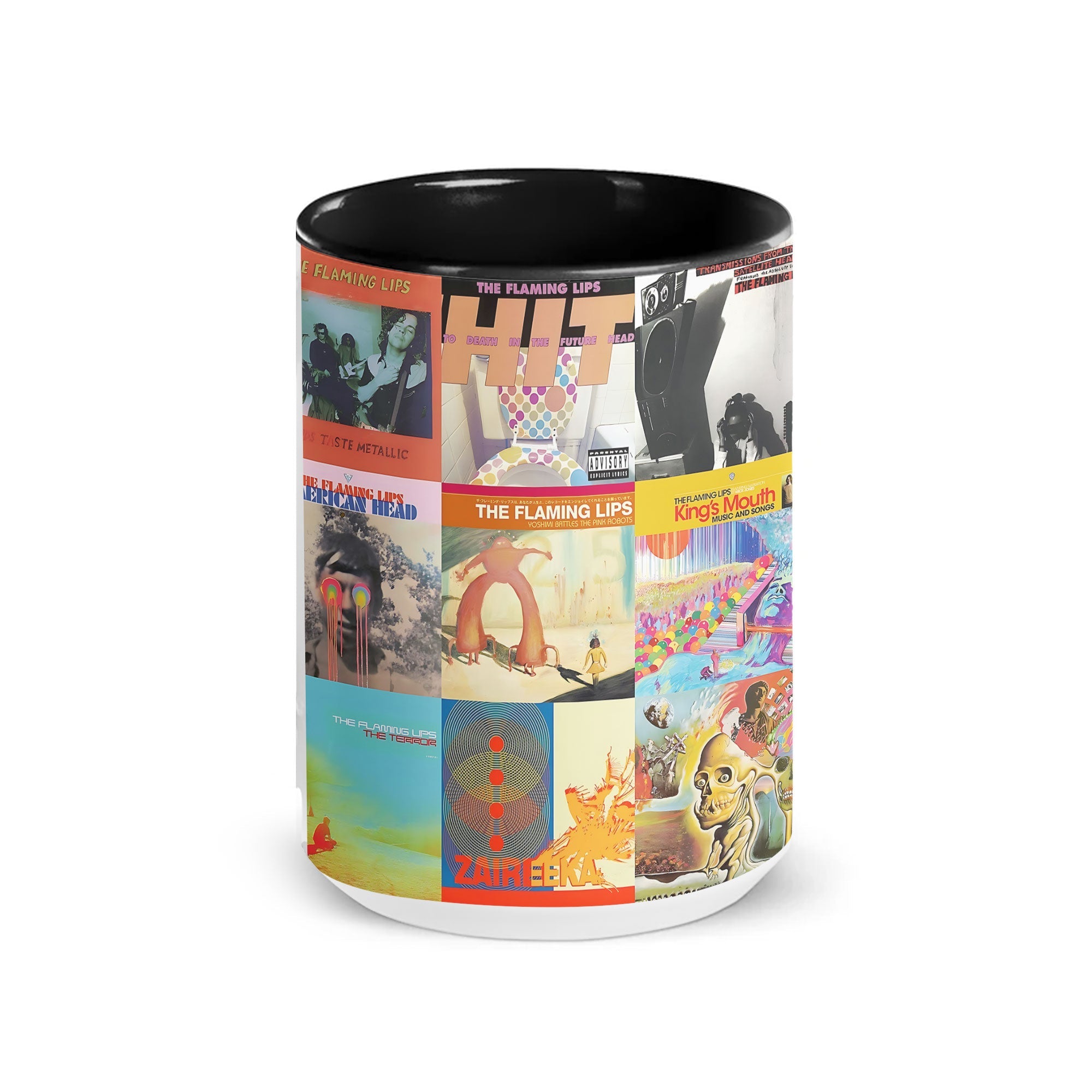 The Flaming Lips Accent Mug Psychedelic Album Art Collage Gift