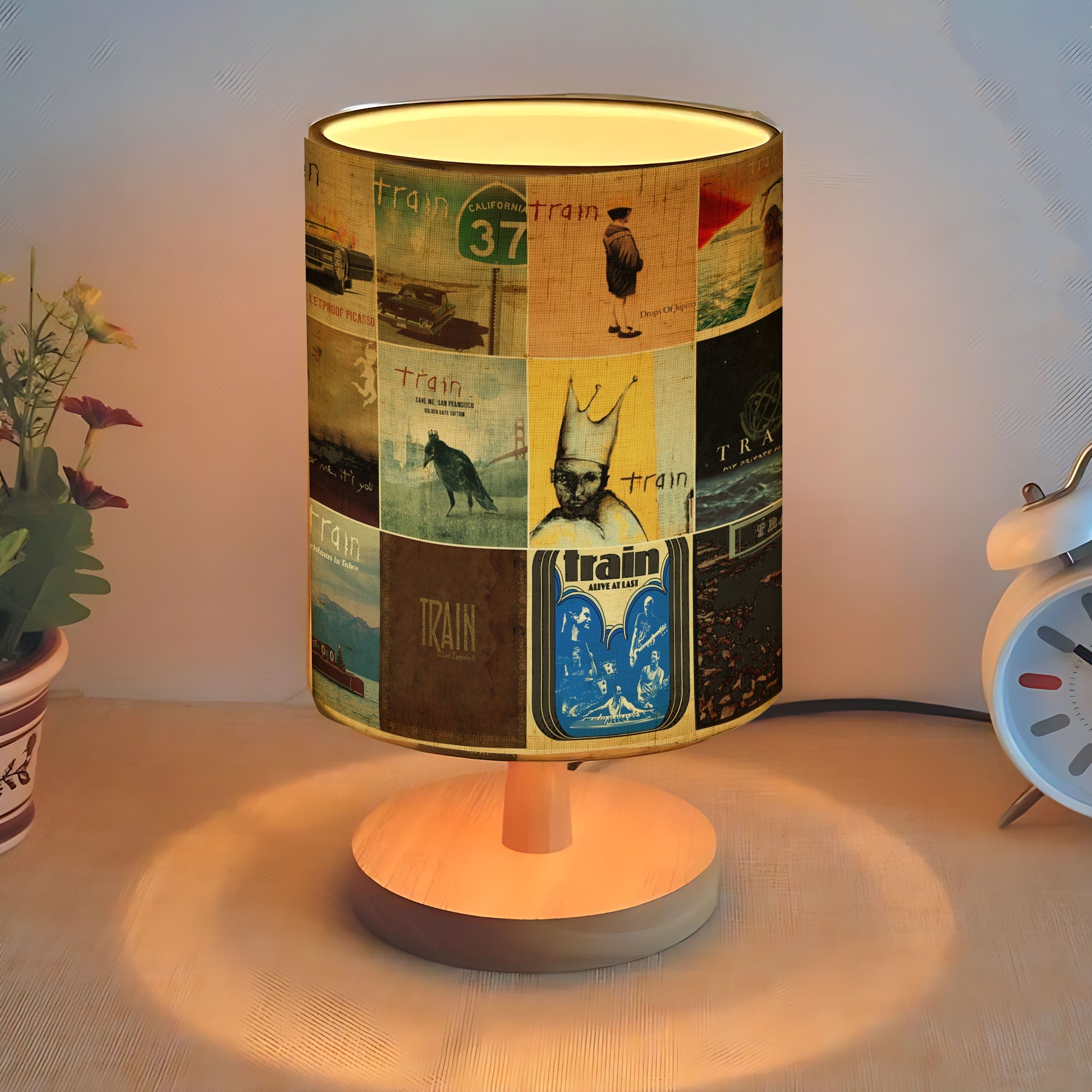 Drops of Jupiter Train Albums Fabric Lamp