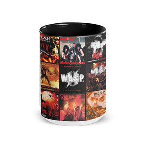 W.A.S.P. Accent Mug Heavy Metal Classics Album Collage Gift