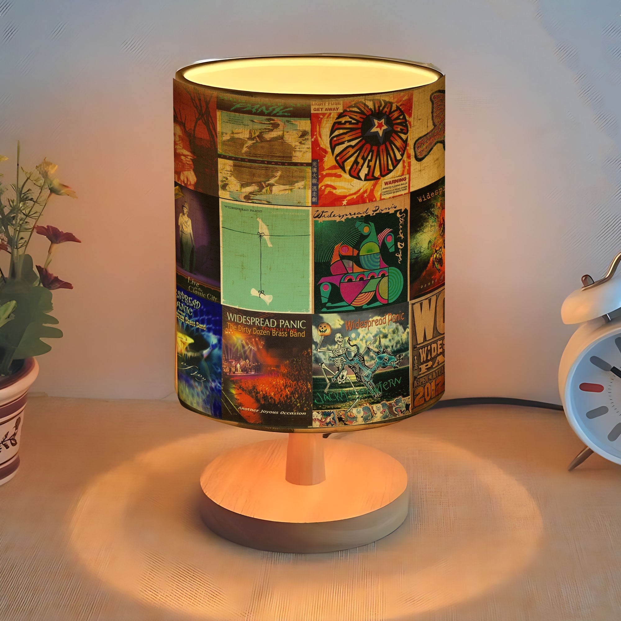 Widespread Panic Album Art Fabric Lamp Jam Band Edition 🎶