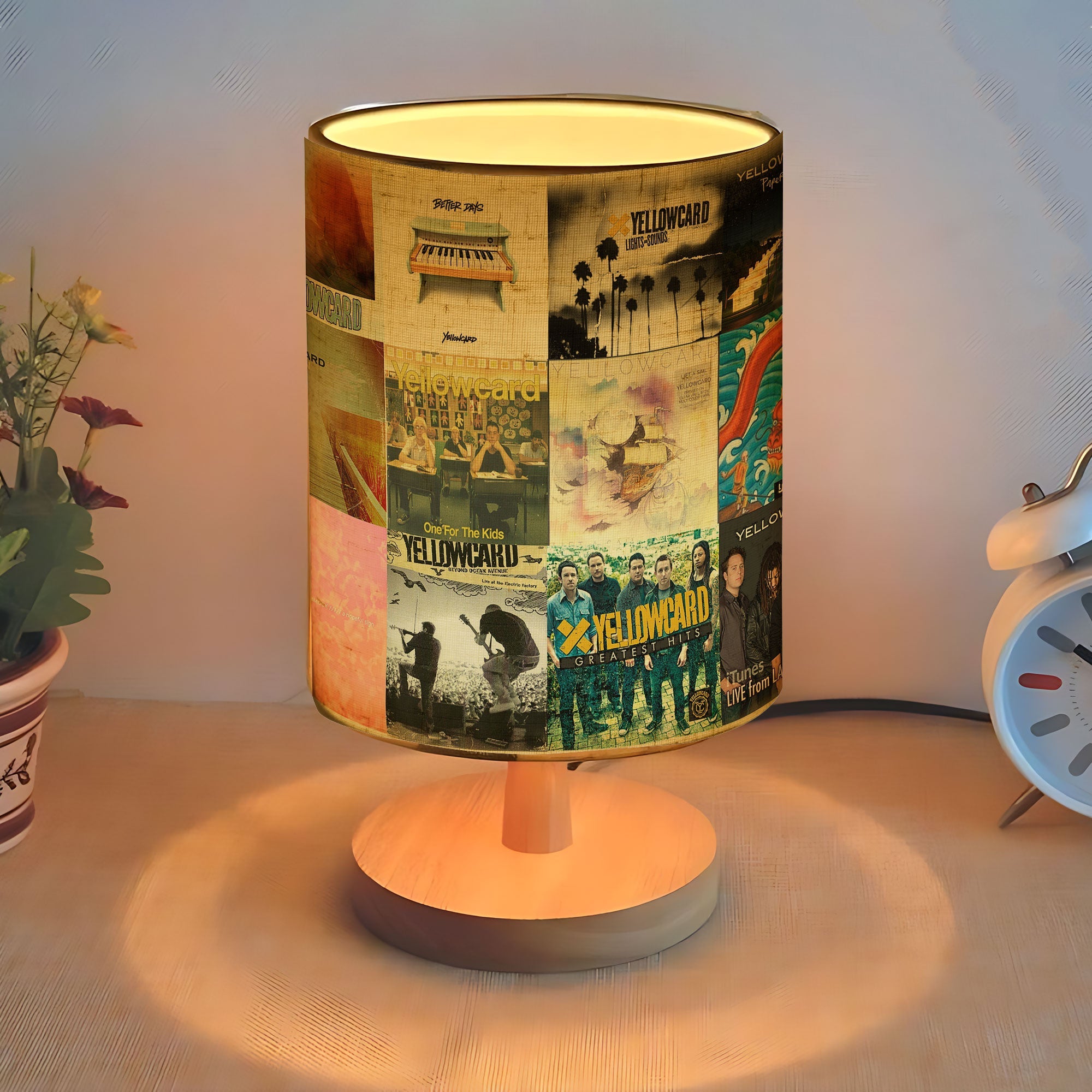 Yellowcard Fabric Lamp Ocean Avenue Glow