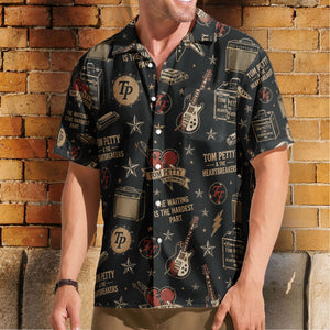 Tom Petty & The Heartbreakers Rock ‘N’ Roll Hawaiian Shirt – Retro Music Album Art Inspired Unisex Shirt