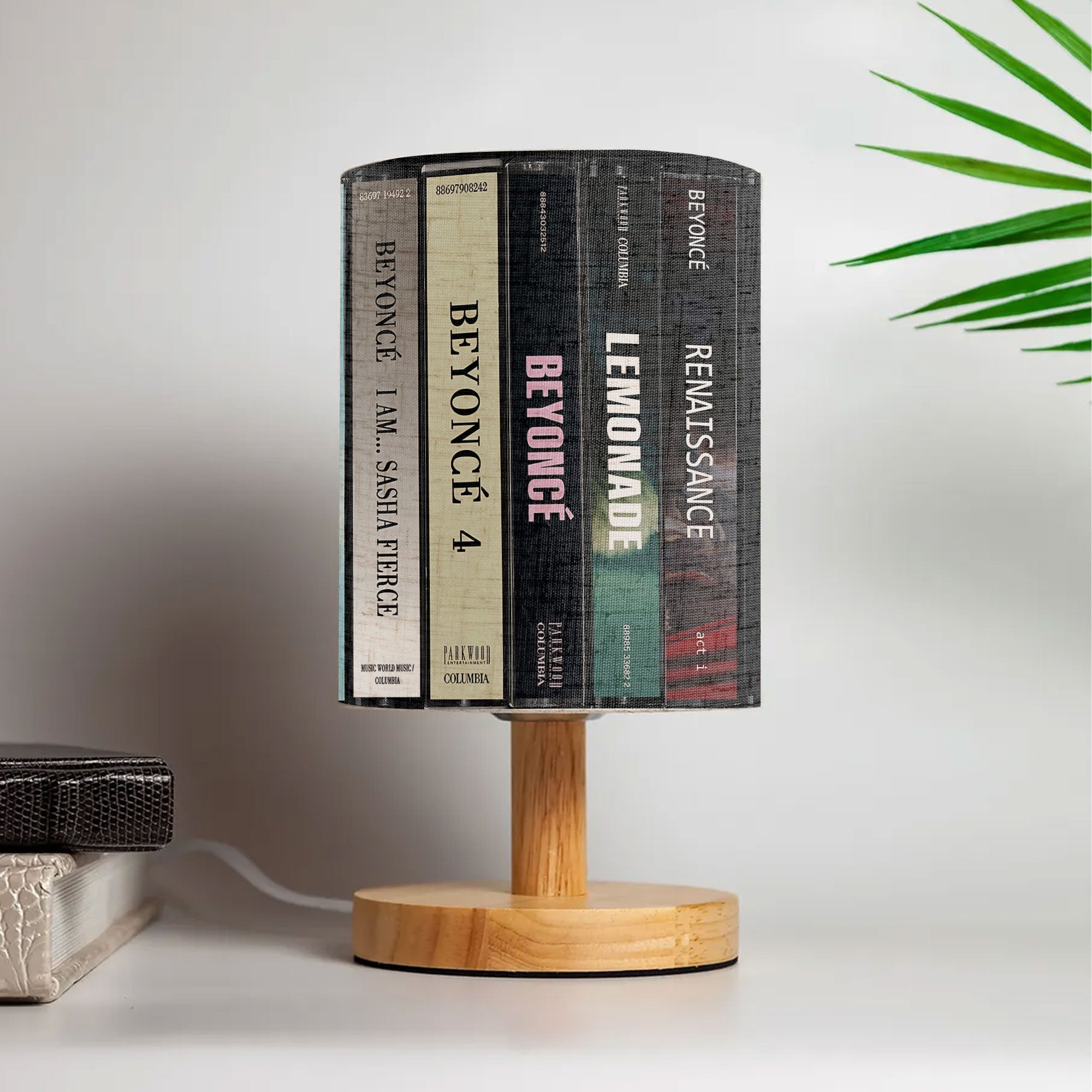 Beyoncé Cassette Tape Inspired Album Fabric Lamp For True Beyhive Fans