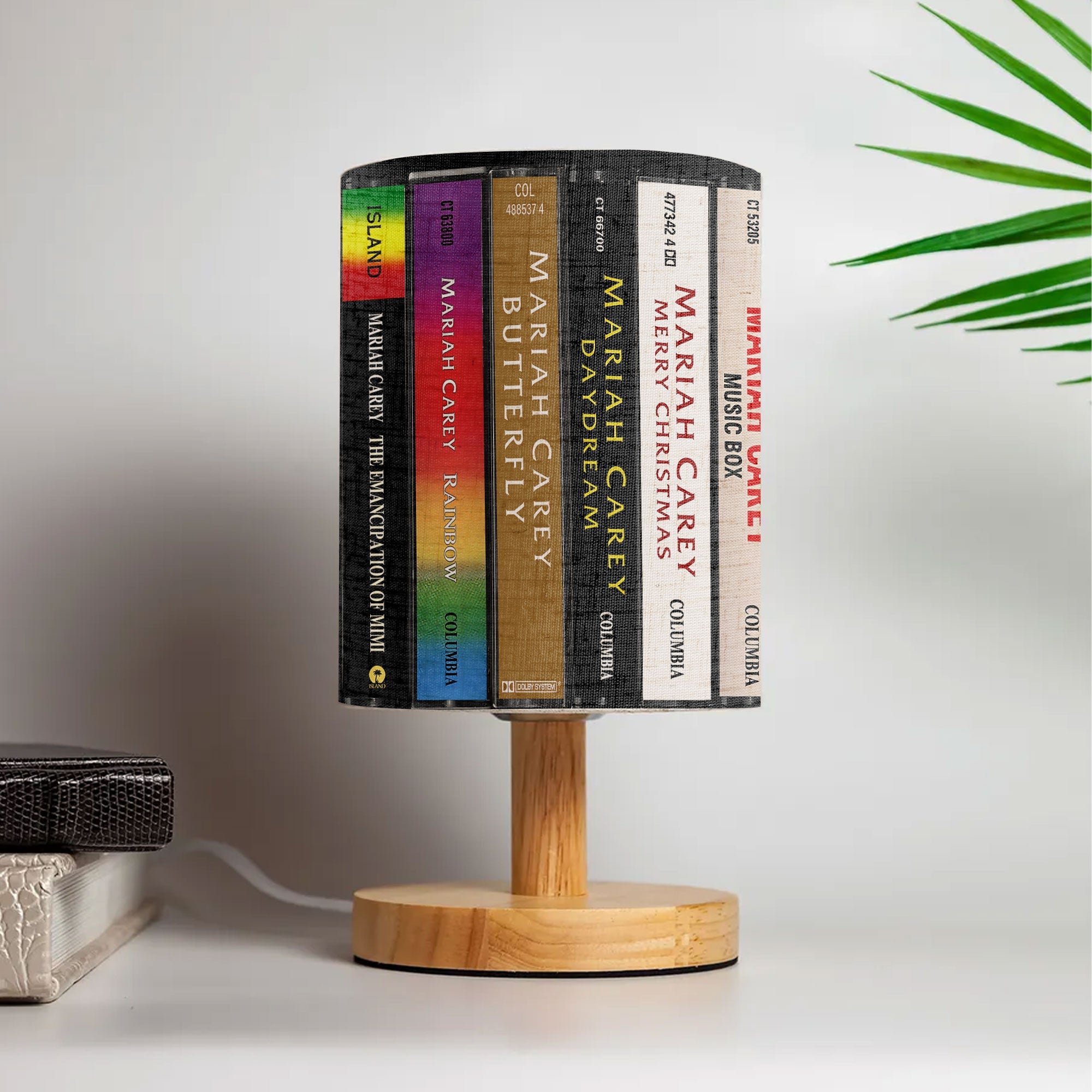 Retro Music Album Spine Fabric Lamp A Tribute to Iconic Pop Classics