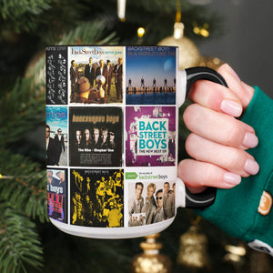Backstreet Boys Accent Mug Iconic Album Cover Collage Gift