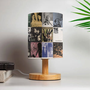 Belle and Sebastian Album Collage Fabric Lamp Indie Pop Aesthetic Light