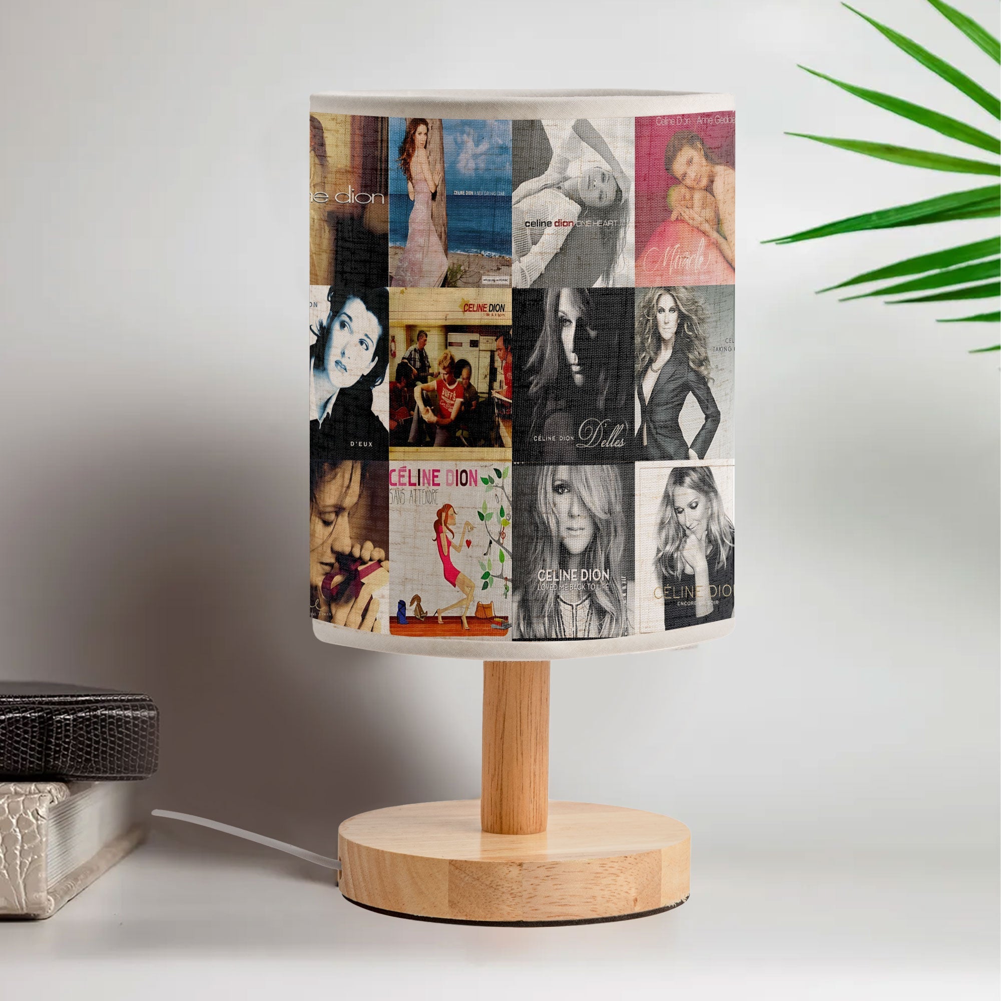 Céline Dion Album Art Collage Lamp
