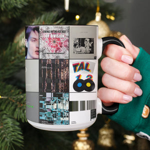 Joy Division Accent Mug Iconic Album Art Collage for True Fans